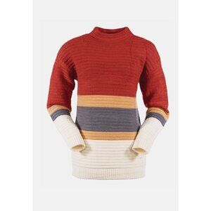 Outback Trading Company Ladies Charlotte Barn Red Sweater